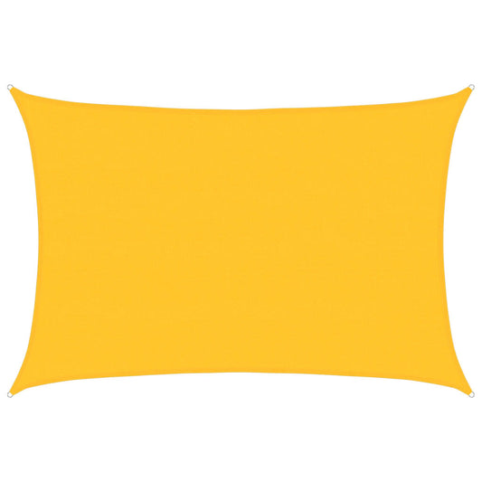 Sunshade Sail 160 g/m² Rectangular Yellow 5x6 m HDPE Sunshade Sail 160 g/m² Rectangular Yellow 5x6 m HDPE