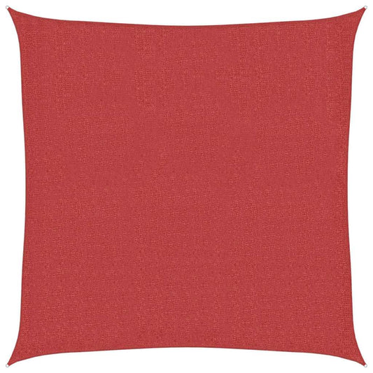 Sunshade Sail 160 g/m² Red 3.6x3.6 m HDPE Sunshade Sail 160 g/m² Red 3.6x3.6 m HDPE