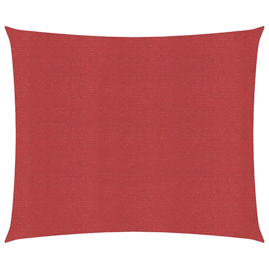 Sunshade Sail 160 g/m² Red 6x6 m HDPE Sunshade Sail 160 g/m² Red 6x6 m HDPE