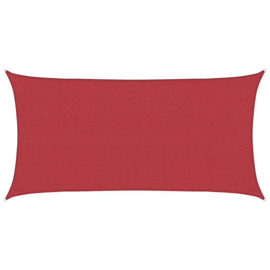 Sunshade Sail 160 g/m² Red 2x3.5 m HDPE Sunshade Sail 160 g/m² Red 2x3.5 m HDPE