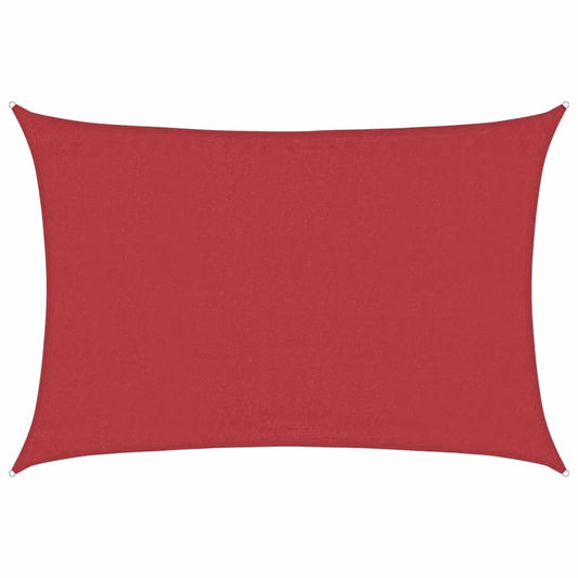 Sunshade Sail 160 g/m² Red 4x6 m HDPE Sunshade Sail 160 g/m² Red 4x6 m HDPE