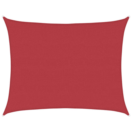 Sunshade Sail 160 g/m² Red 6x8 m HDPE Sunshade Sail 160 g/m² Red 6x8 m HDPE