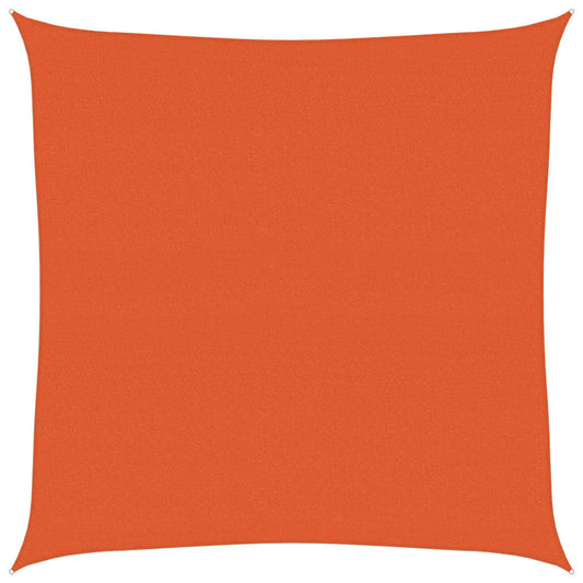 Sunshade Sail 160 g/m² Square Orange 4x4 m HDPE Sunshade Sail 160 g/m² Square Orange 4x4 m HDPE