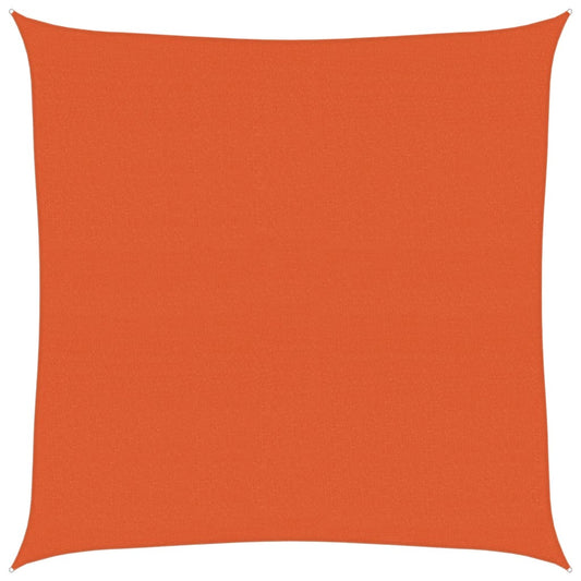 Sunshade Sail 160 g/m² Square Orange 7x7 m HDPE Sunshade Sail 160 g/m² Square Orange 7x7 m HDPE