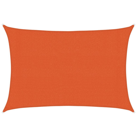 Sunshade Sail 160 g/m² Orange 3x4 m HDPE Sunshade Sail 160 g/m² Orange 3x4 m HDPE