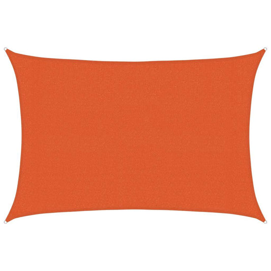 Sunshade Sail 160 g/m² Rectangular Orange 3x4.5 m HDPE Sunshade Sail 160 g/m² Rectangular Orange 3x4.5 m HDPE