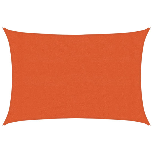 Sunshade Sail 160 g/m² Rectangular Orange 3x5 m HDPE Sunshade Sail 160 g/m² Rectangular Orange 3x5 m HDPE