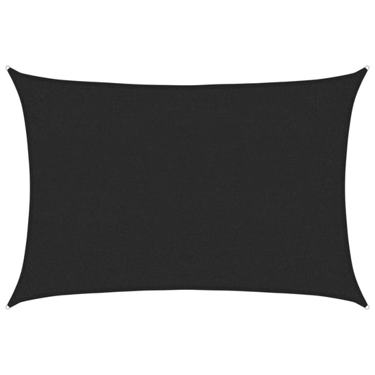 Sunshade Sail 160 g/m² Black 2x3 m HDPE Sunshade Sail 160 g/m² Black 2x3 m HDPE