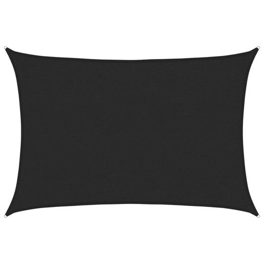 Sunshade Sail 160 g/m² Black 2.5x3.5 m HDPE Sunshade Sail 160 g/m² Black 2.5x3.5 m HDPE