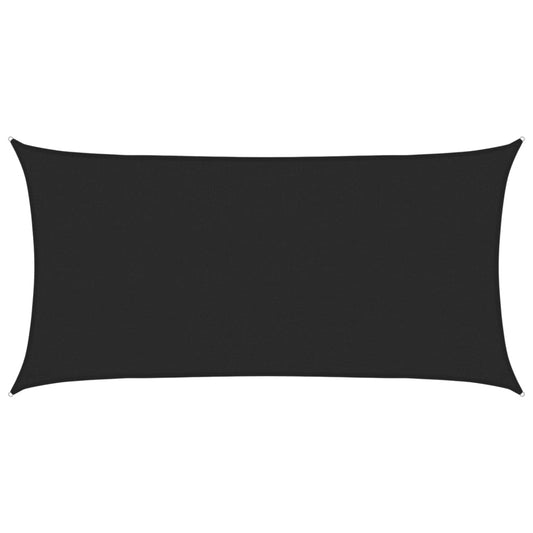 Sunshade Sail 160 g/m² Black 2.5x5 m HDPE Sunshade Sail 160 g/m² Black 2.5x5 m HDPE