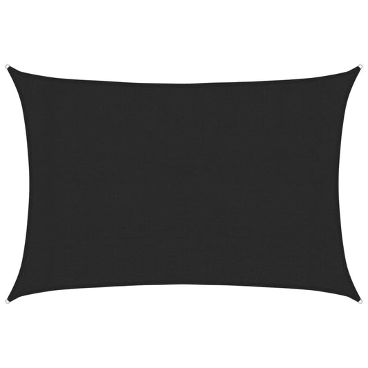 Sunshade Sail 160 g/m² Black 3x4 m HDPE Sunshade Sail 160 g/m² Black 3x4 m HDPE