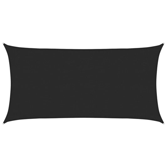 Sunshade Sail 160 g/m² Black 3x6 m HDPE Sunshade Sail 160 g/m² Black 3x6 m HDPE