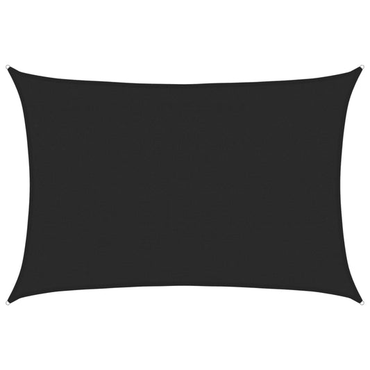 Sunshade Sail 160 g/m² Black 4x6 m HDPE Sunshade Sail 160 g/m² Black 4x6 m HDPE