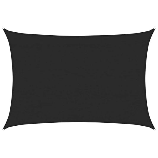Sunshade Sail 160 g/m² Black 4x6 m HDPE Sunshade Sail 160 g/m² Black 4x6 m HDPE