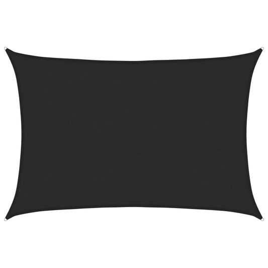 Sunshade Sail 160 g/m² Black 5x6 m HDPE Sunshade Sail 160 g/m² Black 5x6 m HDPE