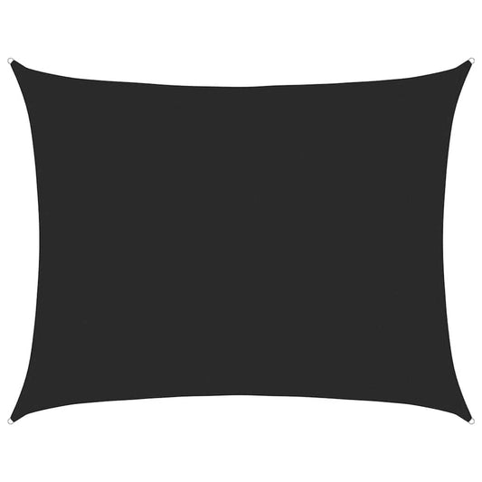 Sunshade Sail 160 g/m² Rectangular Black 6x8 m HDPE Sunshade Sail 160 g/m² Rectangular Black 6x8 m HDPE