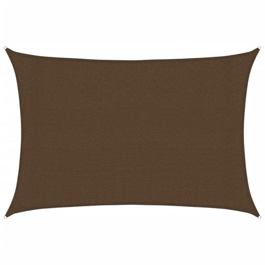 Sunshade Sail 160 g/m² Brown 3x5 m HDPE Sunshade Sail 160 g/m² Brown 3x5 m HDPE