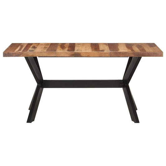 321547 vidaXL Dining Table 160x80x75 cm Solid Wood with Honey Finish 321547 vidaXL Dining Table 160x80x75 cm Solid Wood with Honey Finish