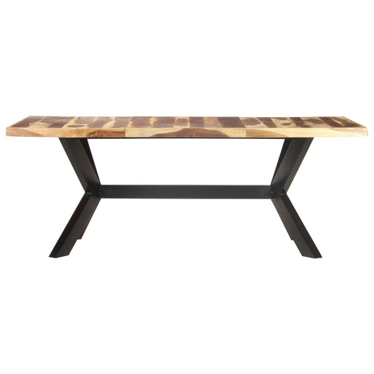 Dining Table 200x100x75 cm Solid Wood with Honey Finish Dining Table 200x100x75 cm Solid Wood with Honey Finish