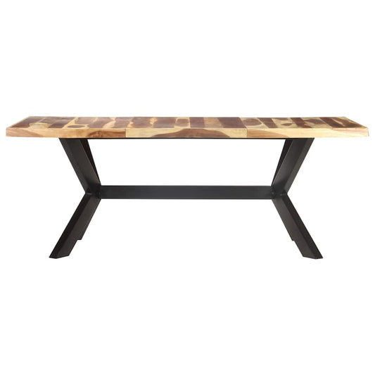 321549 vidaXL Dining Table 200x100x75 cm Solid Wood with Honey Finish 321549 vidaXL Dining Table 200x100x75 cm Solid Wood with Honey Finish
