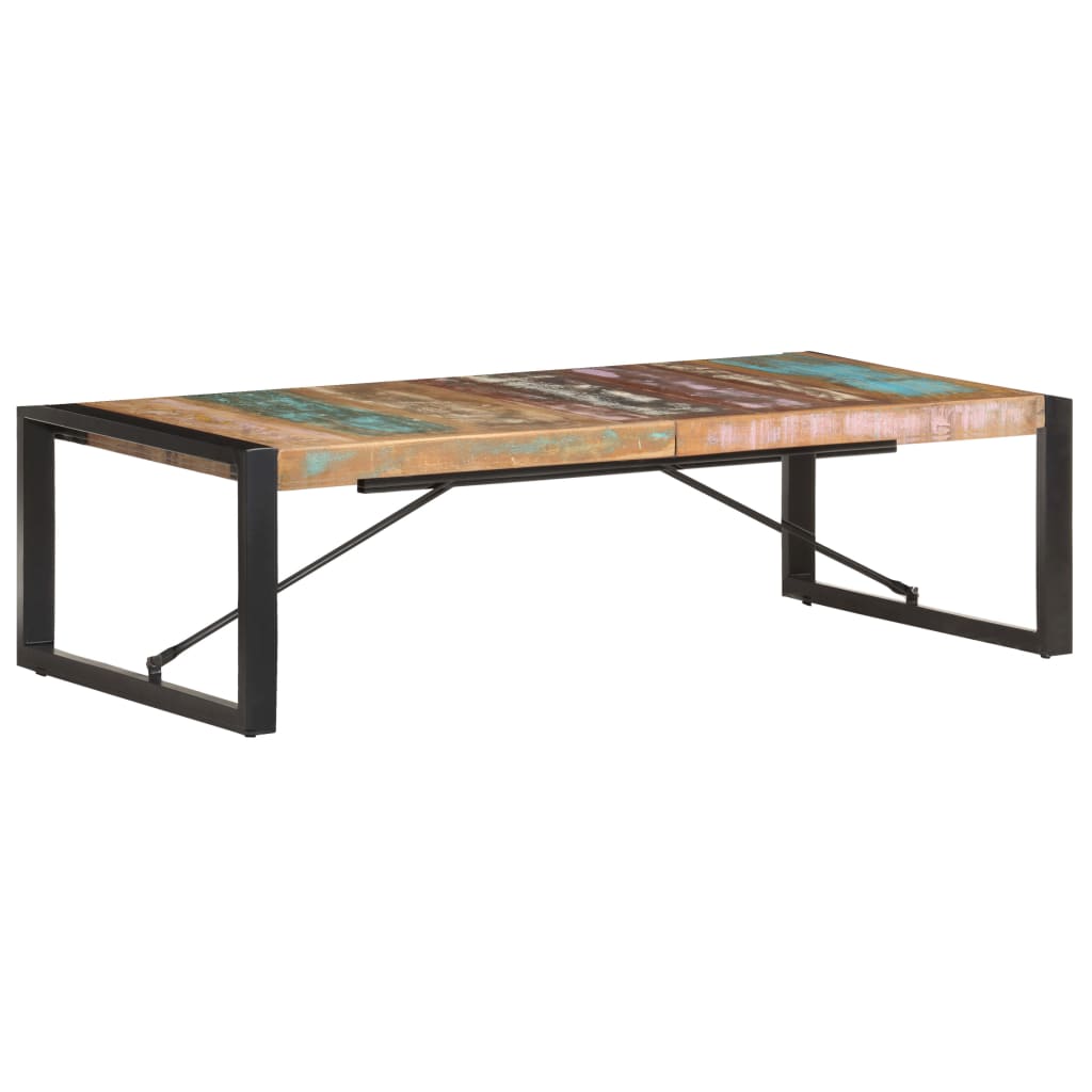 321585 vidaXL Coffee Table 140x70x40 cm Solid Reclaimed Wood