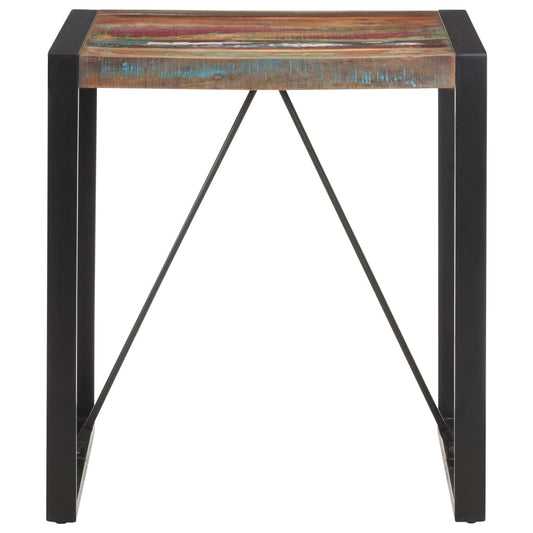 Dining Table 70x70x75 cm Solid Reclaimed Wood Dining Table 70x70x75 cm Solid Reclaimed Wood