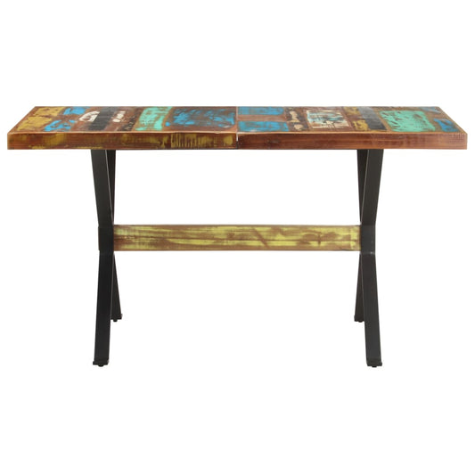 Dining Table 140x70x76 cm Solid Reclaimed Wood Dining Table 140x70x76 cm Solid Reclaimed Wood