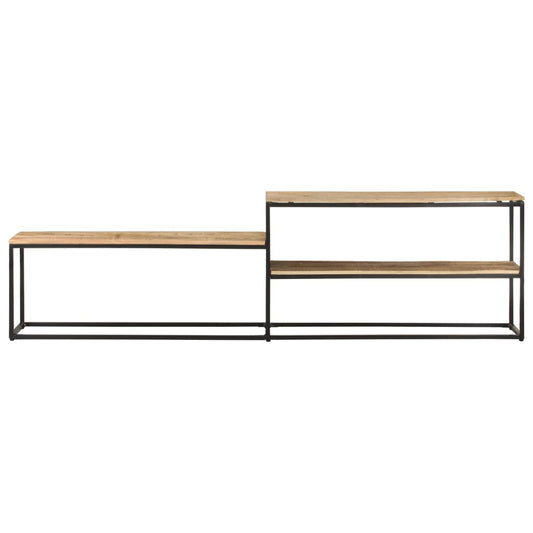 TV Cabinet 180x30x50 cm Rough Mango Wood TV Cabinet 180x30x50 cm Rough Mango Wood