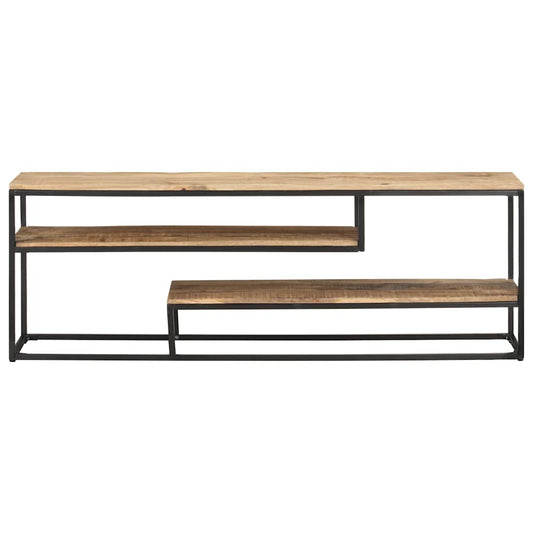 321623 vidaXL TV Cabinet 130x30x45 cm Rough Mango Wood 321623 vidaXL TV Cabinet 130x30x45 cm Rough Mango Wood