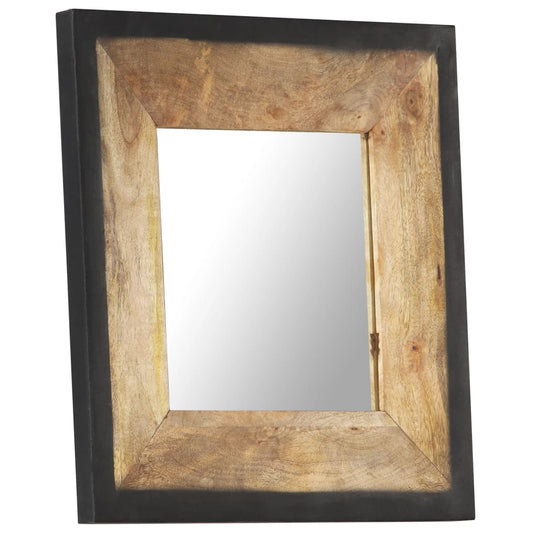 Mirror 50x50 cm Solid Mango Wood Mirror 50x50 cm Solid Mango Wood