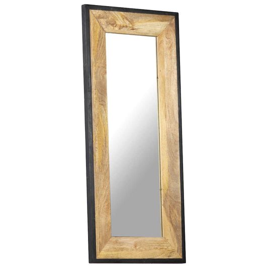 321631 vidaXL Mirror 110x50 cm Solid Mango Wood 321631 vidaXL Mirror 110x50 cm Solid Mango Wood