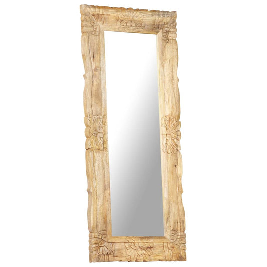 321637 vidaXL Mirror 110x50 cm Solid Mango Wood 321637 vidaXL Mirror 110x50 cm Solid Mango Wood