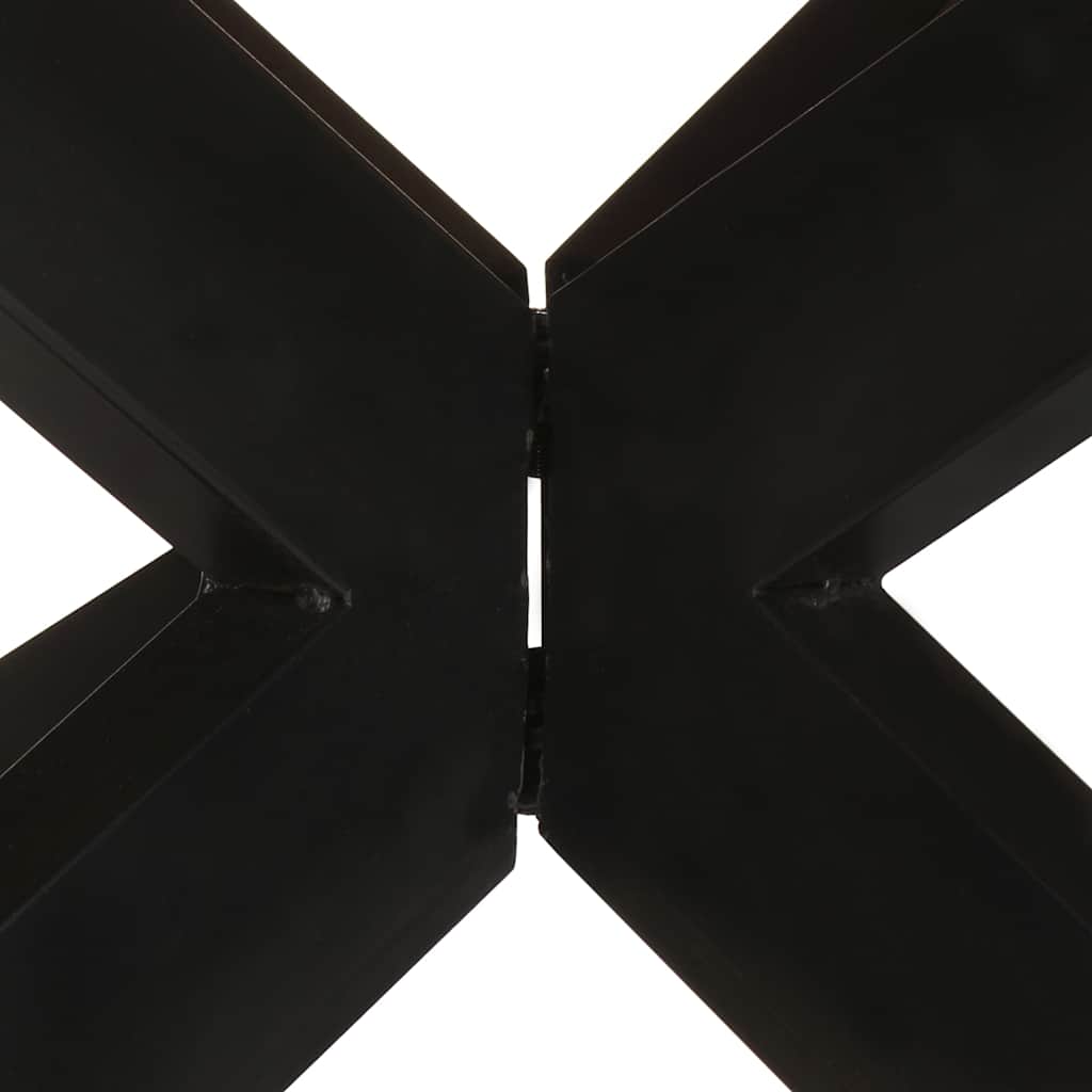 321684 vidaXL Dining Table Round 175x75 cm Rough Mango Wood