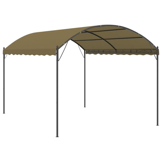 Gazebo 4x3x2.6 m Taupe 180 g/m² Gazebo 4x3x2.6 m Taupe 180 g/m²