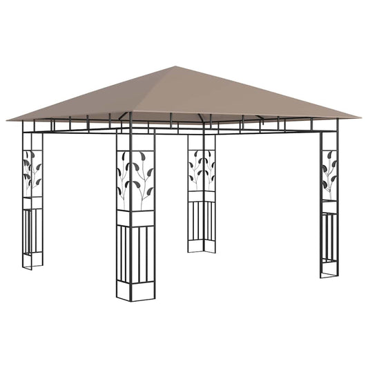 Gazebo with Mosquito Net 3x3x2.73 m Taupe 180 g/m² Gazebo with Mosquito Net 3x3x2.73 m Taupe 180 g/m²
