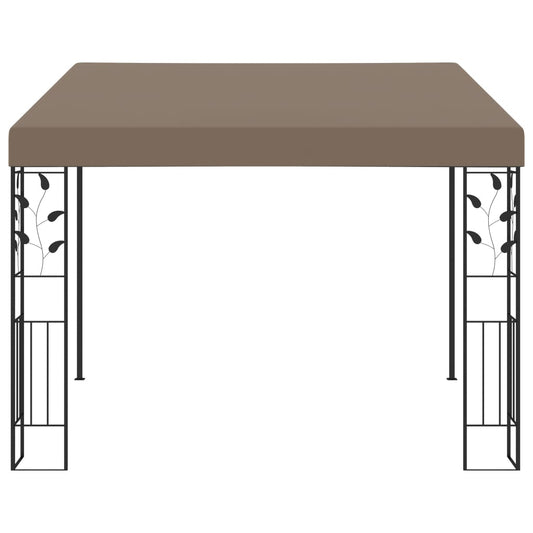 Wall-mounted Gazebo 3x3x2.5 m Taupe Wall-mounted Gazebo 3x3x2.5 m Taupe