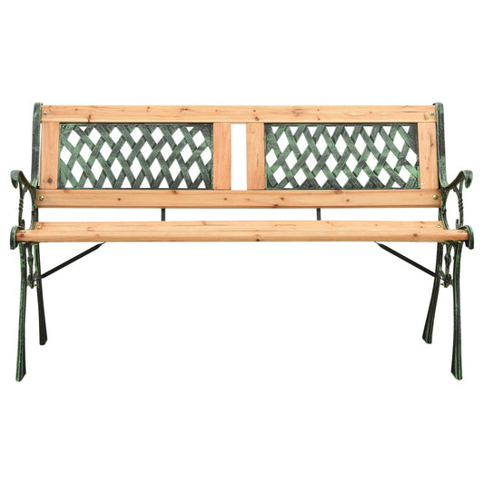 312033 vidaXL Garden Bench 122 cm Cast Iron and Solid Firwood 312033 vidaXL Garden Bench 122 cm Cast Iron and Solid Firwood