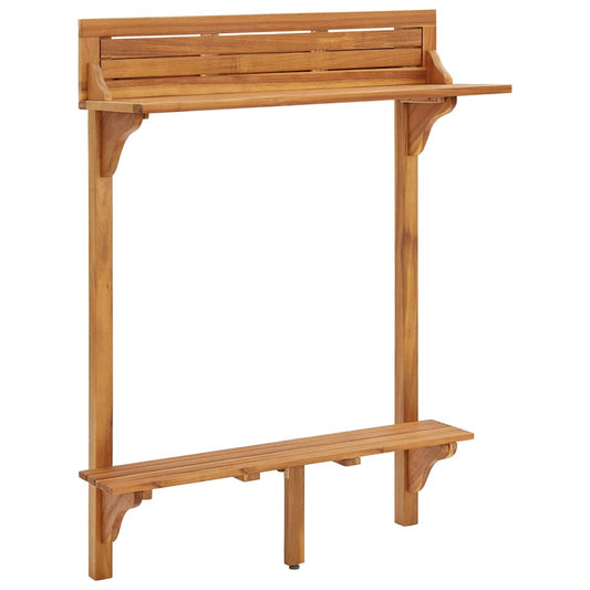 310253 vidaXL Balcony Bar Table 90x37x122,5 cm Solid Acacia Wood 310253 vidaXL Balcony Bar Table 90x37x122,5 cm Solid Acacia Wood