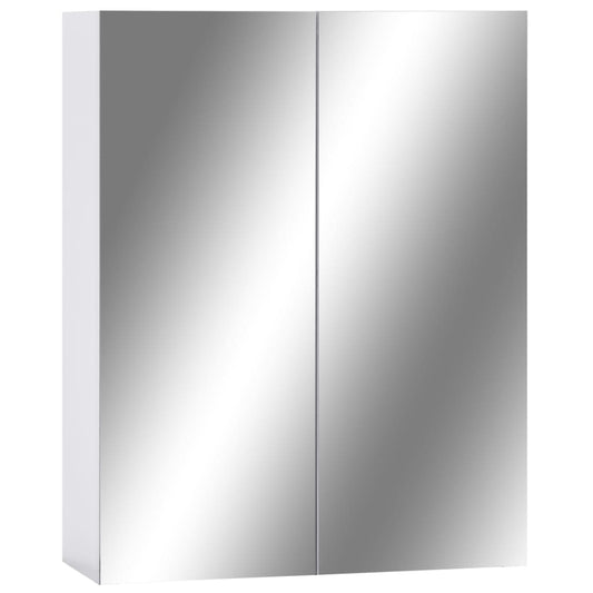 Bathroom Mirror Cabinet White 60x15x75 cm MDF Bathroom Mirror Cabinet White 60x15x75 cm MDF