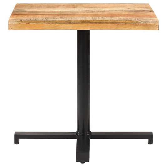 320268 vidaXL Bistro Table Square 80x80x75 cm Rough Mango Wood 320268 vidaXL Bistro Table Square 80x80x75 cm Rough Mango Wood
