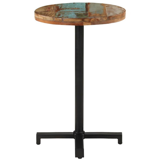 Bistro Table Round Ø50x75 cm Solid Reclaimed Wood Bistro Table Round Ø50x75 cm Solid Reclaimed Wood