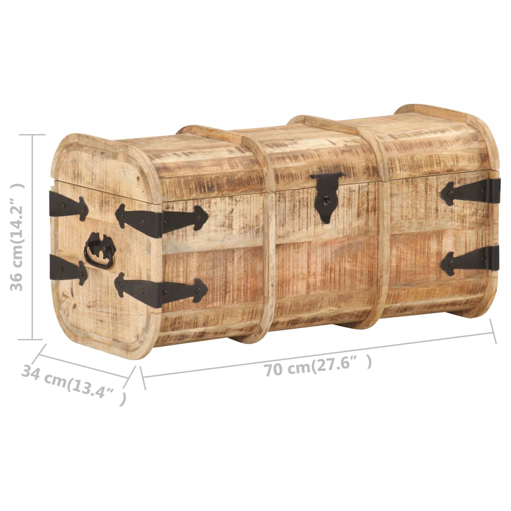 Storage Chest | Natural wood | Solid Mango Wood | Medium | Storage Chest
