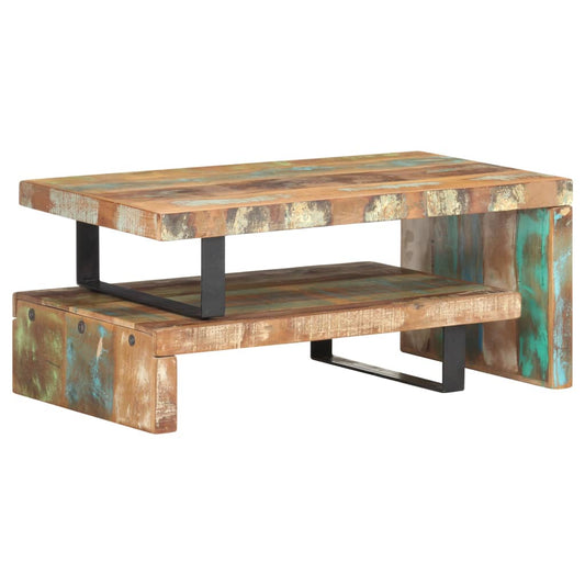 2 Piece Coffee Table Set Solid Reclaimed Wood 2 Piece Coffee Table Set Solid Reclaimed Wood