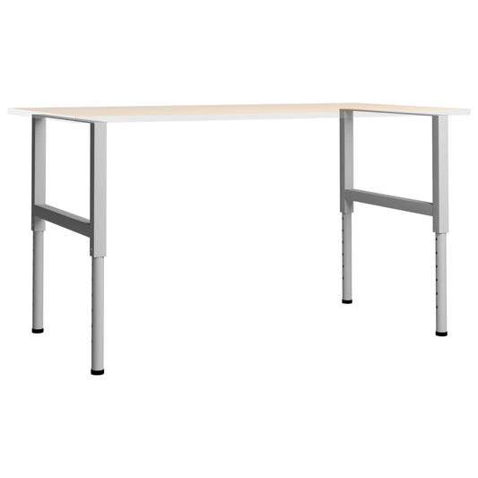 Adjustable Work Bench Frames 2 pcs Metal 85x(69-95.5) cm Grey Adjustable Work Bench Frames 2 pcs Metal 85x(69-95.5) cm Grey