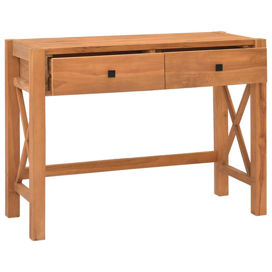 Desk with 2 Drawers 100x40x75 cm Teak Wood Desk with 2 Drawers 100x40x75 cm Teak Wood
