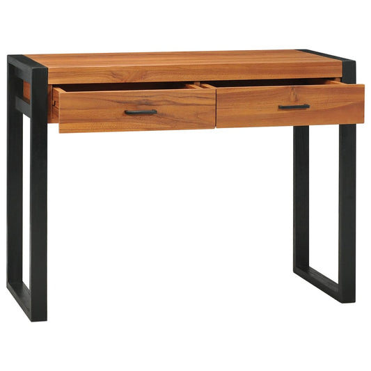 Desk with 2 Drawers 100x40x75 cm Teak Wood Desk with 2 Drawers 100x40x75 cm Teak Wood