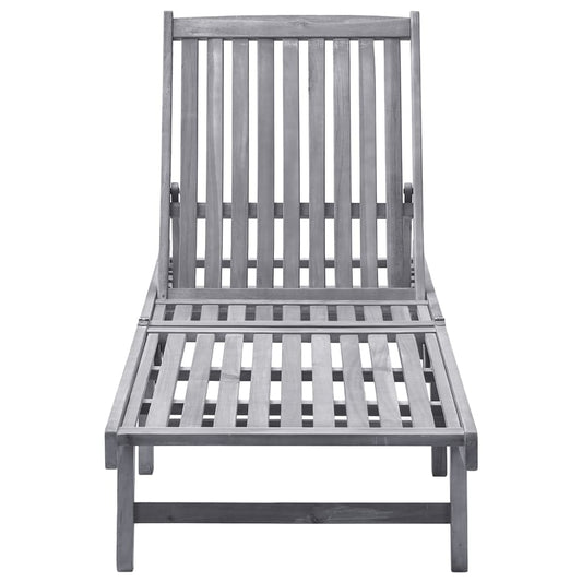 Sun Lounger Solid Acacia Wood Sun Lounger Solid Acacia Wood