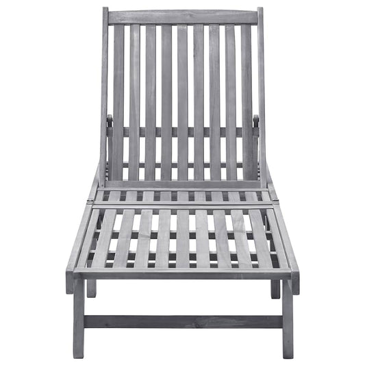 311872 vidaXL Sun Lounger Solid Acacia Wood 311872 vidaXL Sun Lounger Solid Acacia Wood