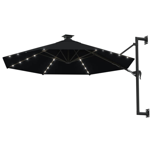 Garden Parasol | Black | Polyester and Metal | Large | Garden Parasol Garden Parasol | Black | Polyester and Metal | Large | Garden Parasol