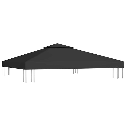 312072 vidaXL 2-Tier Gazebo Top Cover 310 g/m² 3x3 m Black 312072 vidaXL 2-Tier Gazebo Top Cover 310 g/m² 3x3 m Black